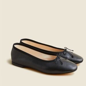 J. Crew Zoe Black Ballet Flats